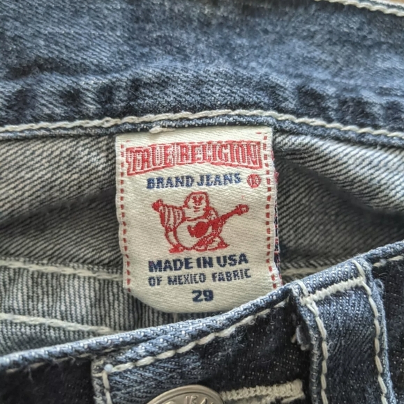 True religion world tour Ricky Seat 34 are size 29 used washed blue - Picture 3 of 5